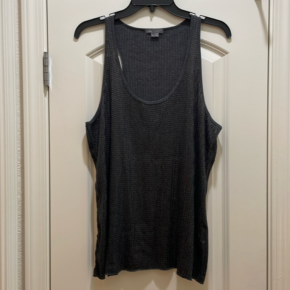 Vince Matte Sequin Tank